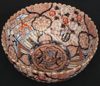 Meiji Period Imari Porcelain Bowl