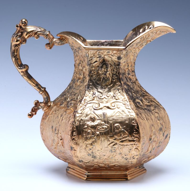 C. 1900 FRENCH RENAISSANCE REVIVAL WATER PITCHER