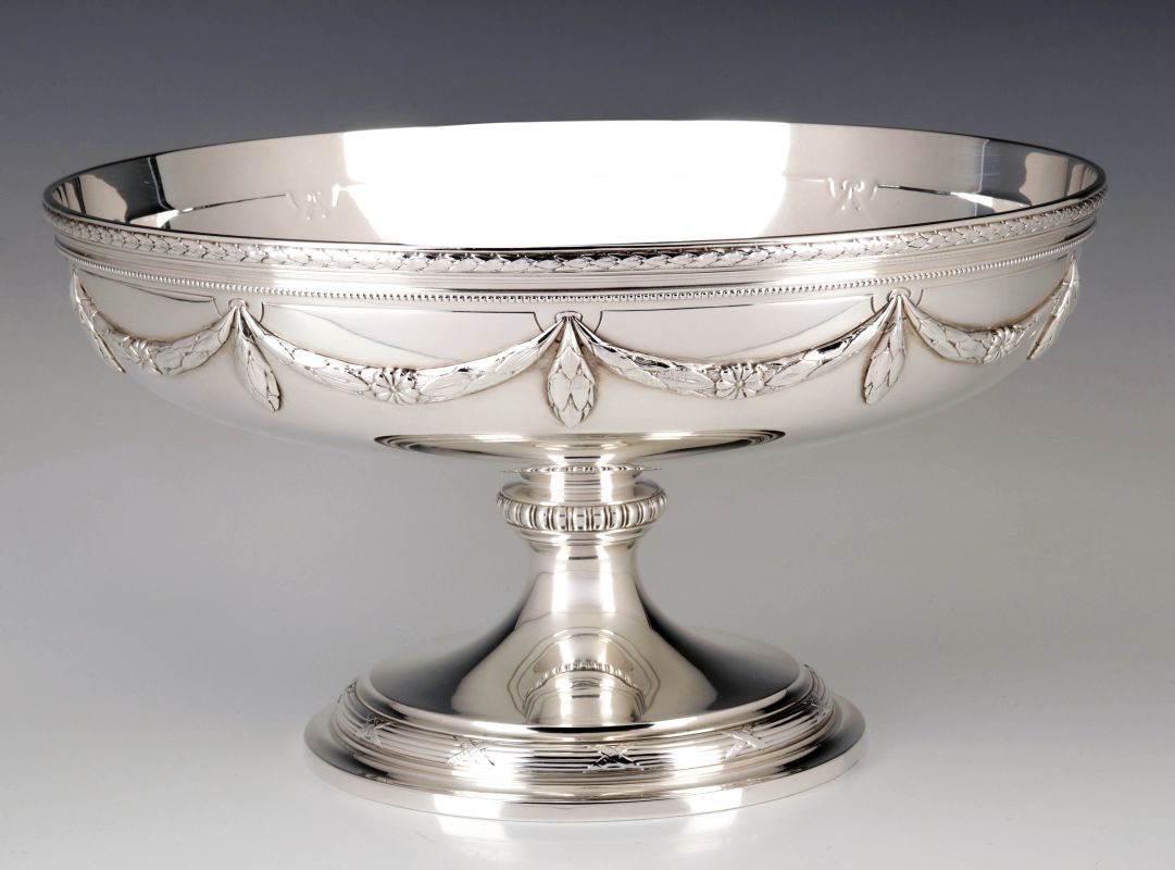 A TIFFANY AND CO. STERLING SILVER COMPOTE