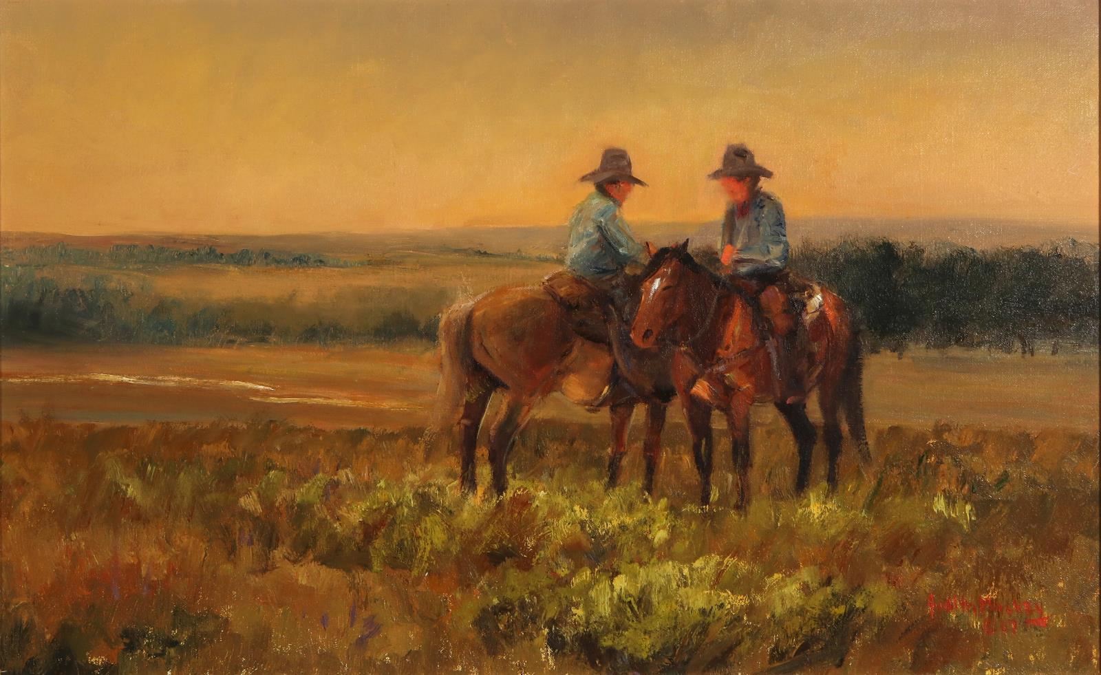 JUDITH MACKEY (KANSAS) OIL ON CANVAS