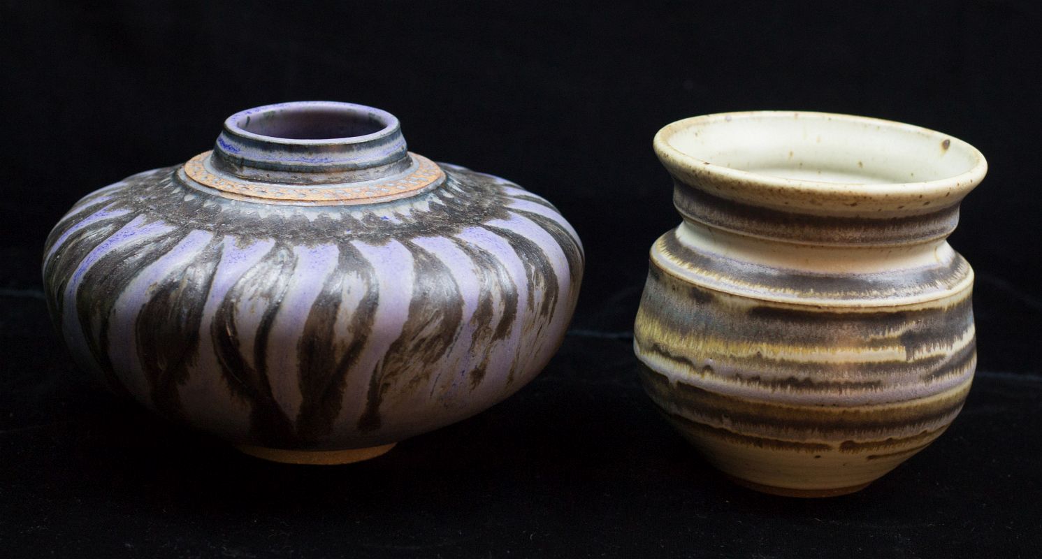 TWO WORKS OF 20TH CENTURY STUDIO POTTERY 