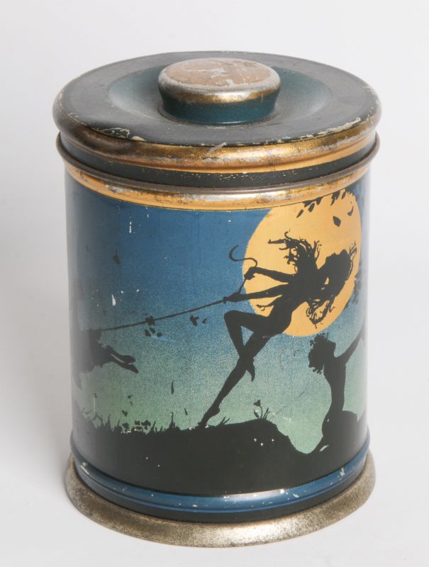 A BEANIEBOX TIN LITHO BISCUIT TIN
