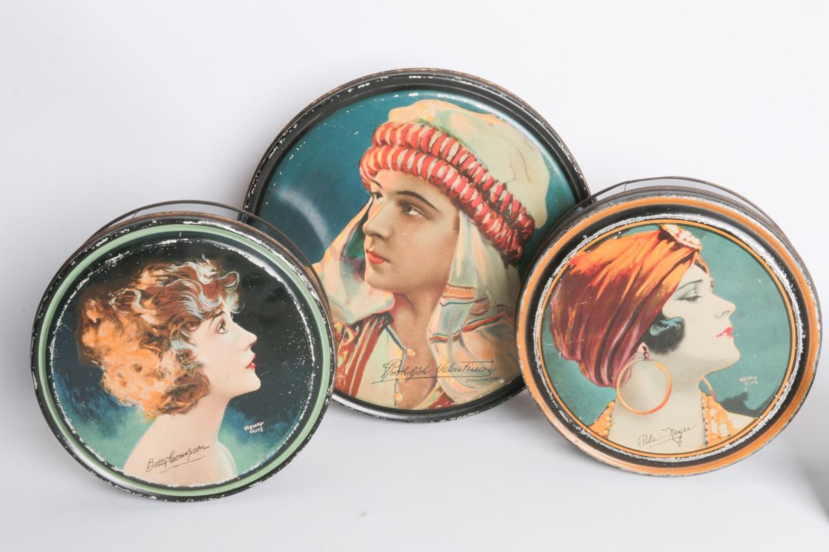 THREE HENRY CLIVE TIN LITHO CONTAINERS