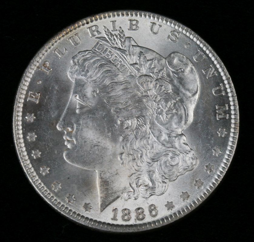 1886 (P) MORGAN SILVER DOLLAR