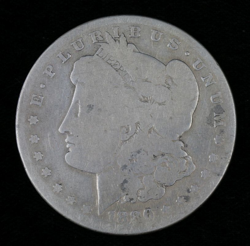 1886 S MORGAN SILVER DOLLAR