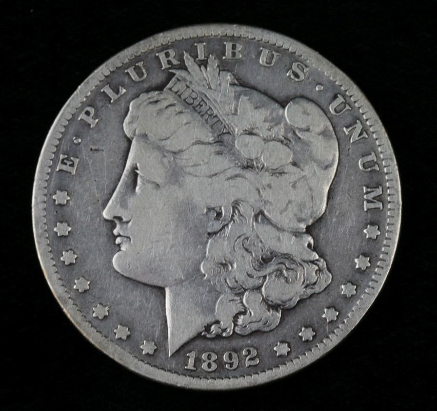 1892 S MORGAN SILVER DOLLAR