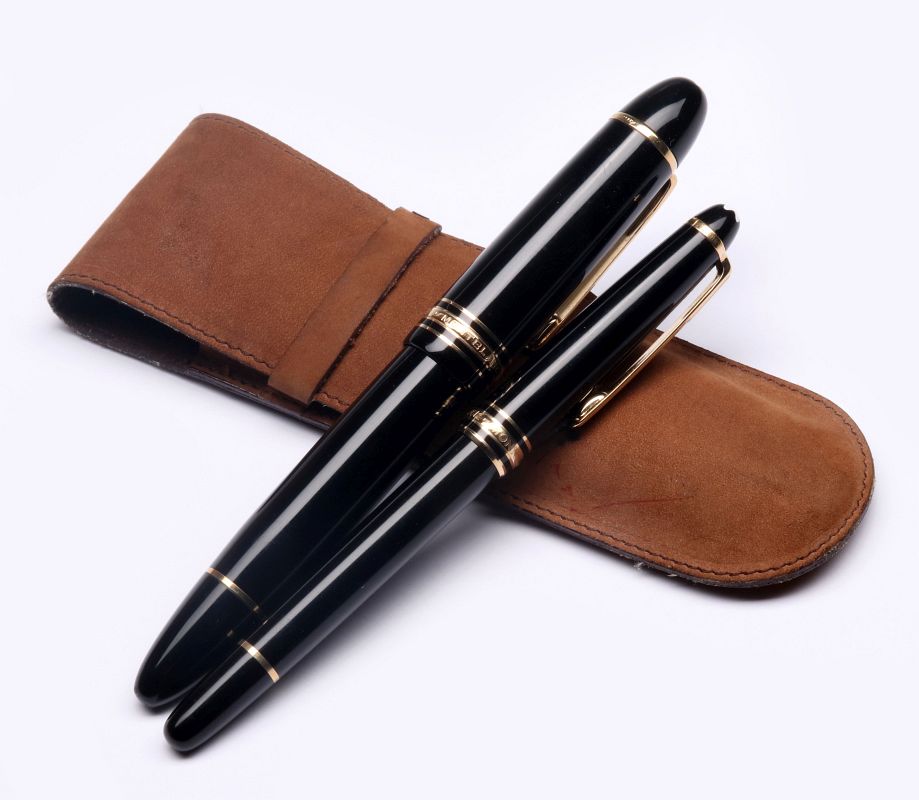 A PAIR OF MONTBLANC MEISTERSTUCK PENS