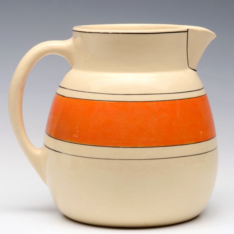 AN EARLY ROSEVILLE POTTERY PITCHER