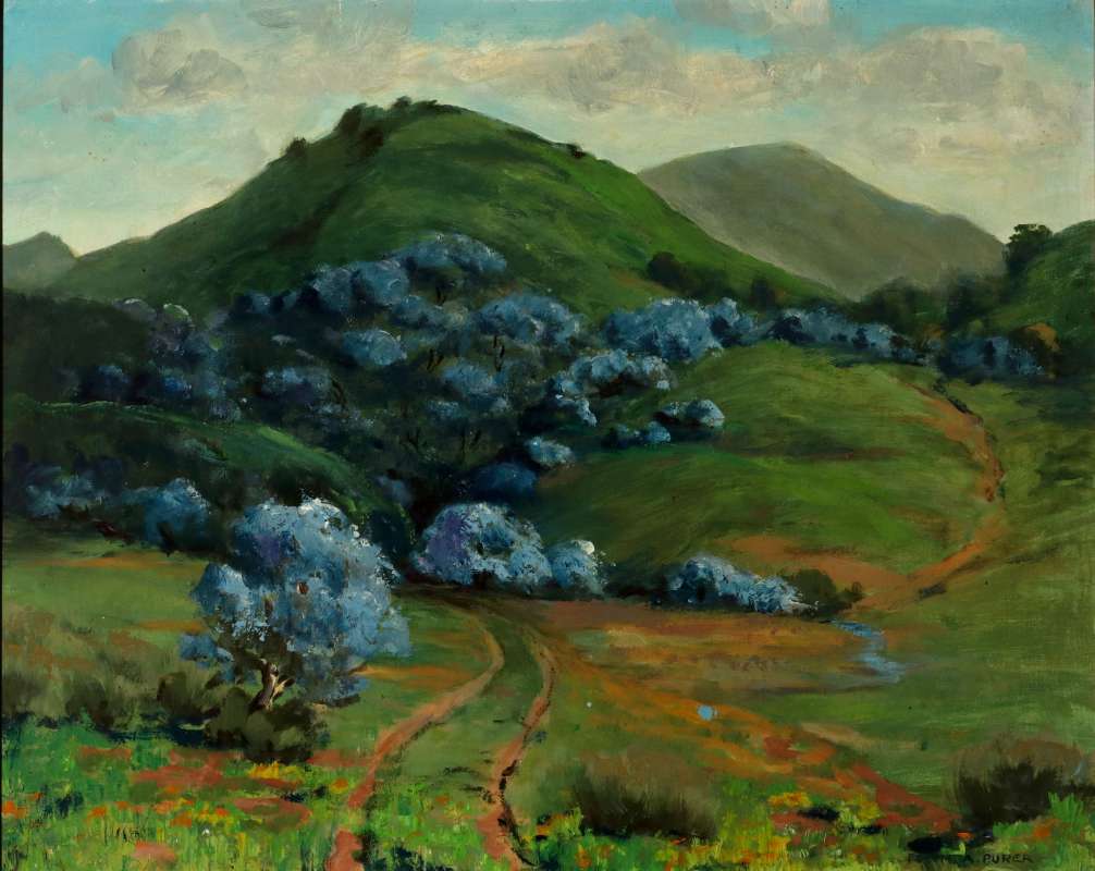 EDITH PURER (1895-1990) CALIFORNIA OIL ON BOARD