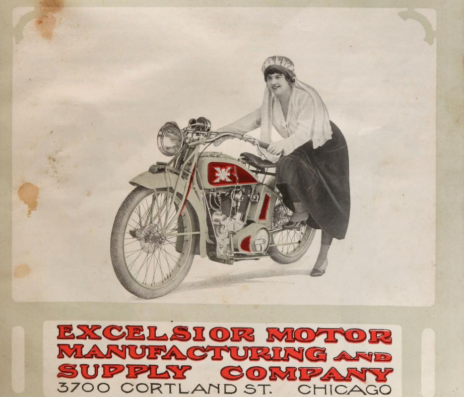 A CIRCA 1915 EXCELSIOR AUTO CYCLE TRADE CATALOG