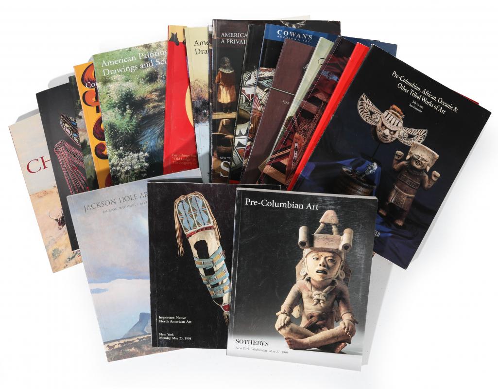 A COLLECTION OF APPROXIMATELY 200 AUCTION CATALOGS
