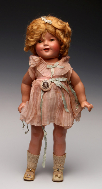 A 1930s IDEAL TOYS SHIRLEY TEMPLE CHARACTER DOLL