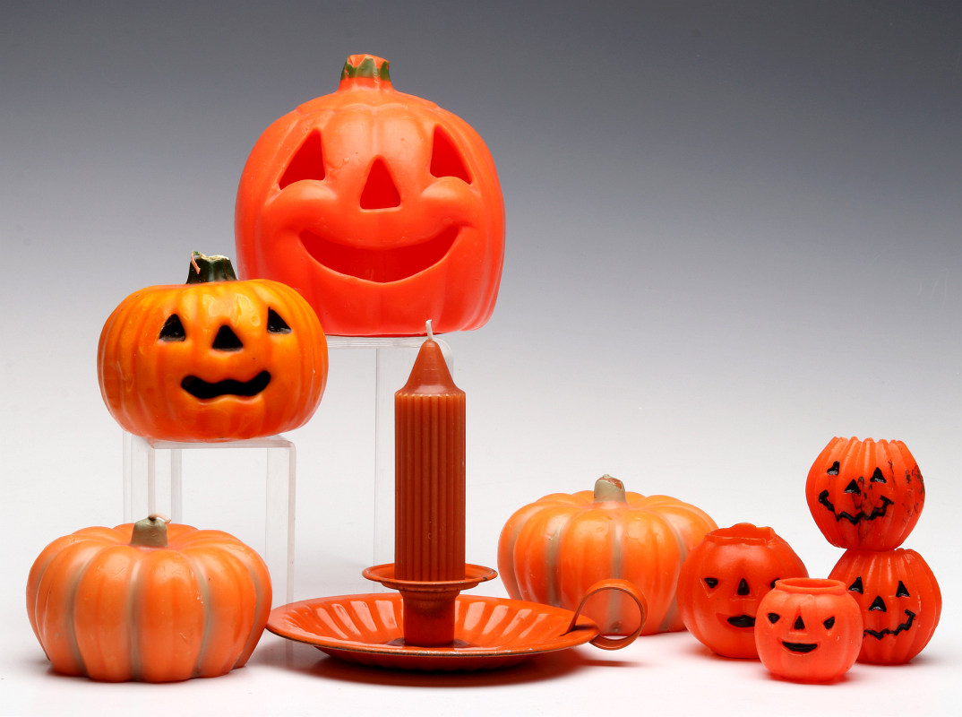 VINTAGE GURLEY NOVELTY CO. HALLOWEEN CANDLES