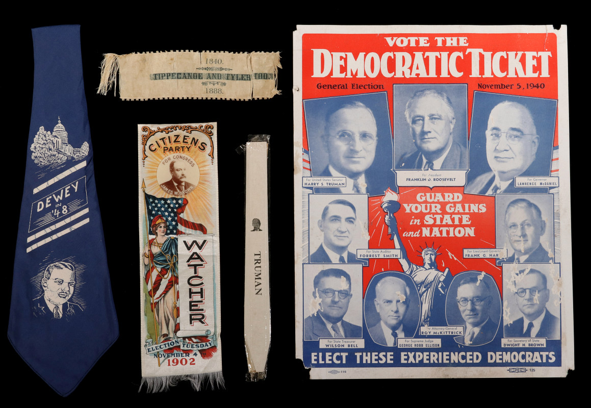 A COLLECTION OF POLITICAL MEMORABILIA 1880s - 1940s