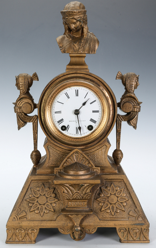 MITCHELL VANCE SETH THOMAS EGYPTIAN REVIVAL CLOCK