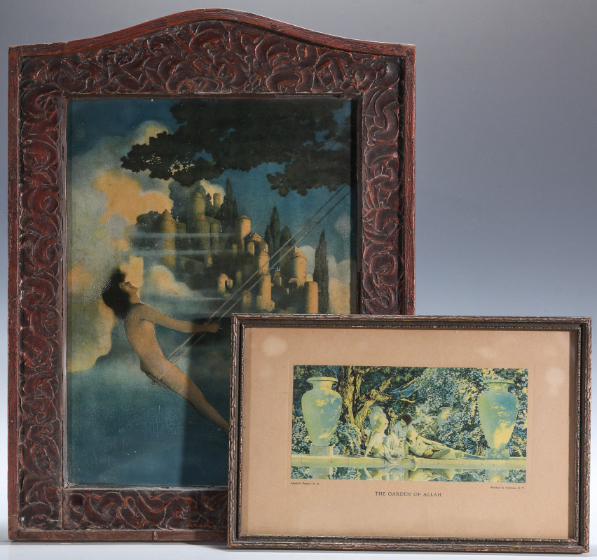 TWO PRINTS AFTER MAXFIELD PARRISH, CIRCA 1930s