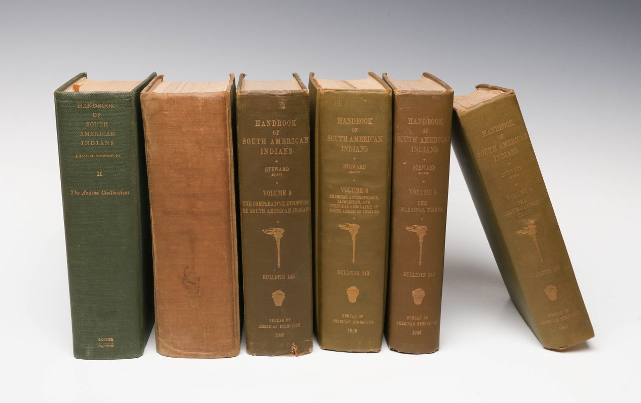 SIX VOLUMES OF HANDBOOK OF SOUTH AMERICAN INDIANS