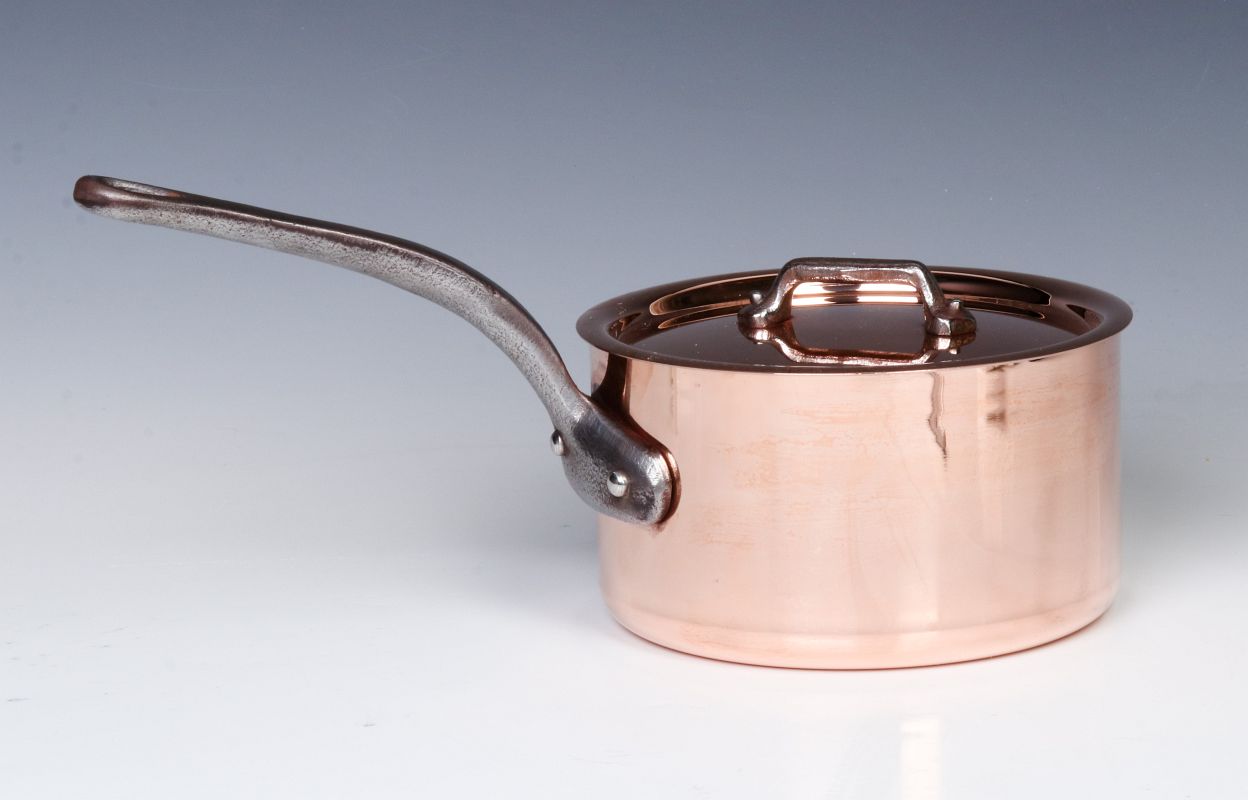 MAUVIEL M'HERITAGE FRENCH COPPER SAUCE PAN