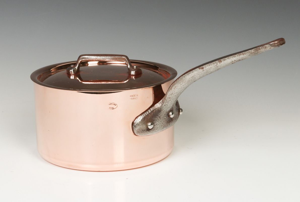 MAUVIEL M'HERITAGE FRENCH COPPER SAUCE PAN