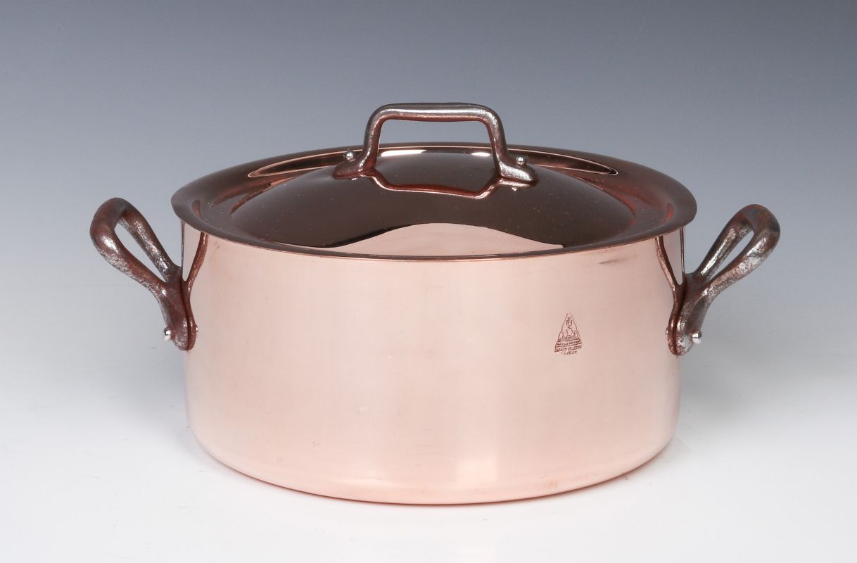 MAUVIEL M'HERITAGE FRENCH COPPER RONDEAU PAN