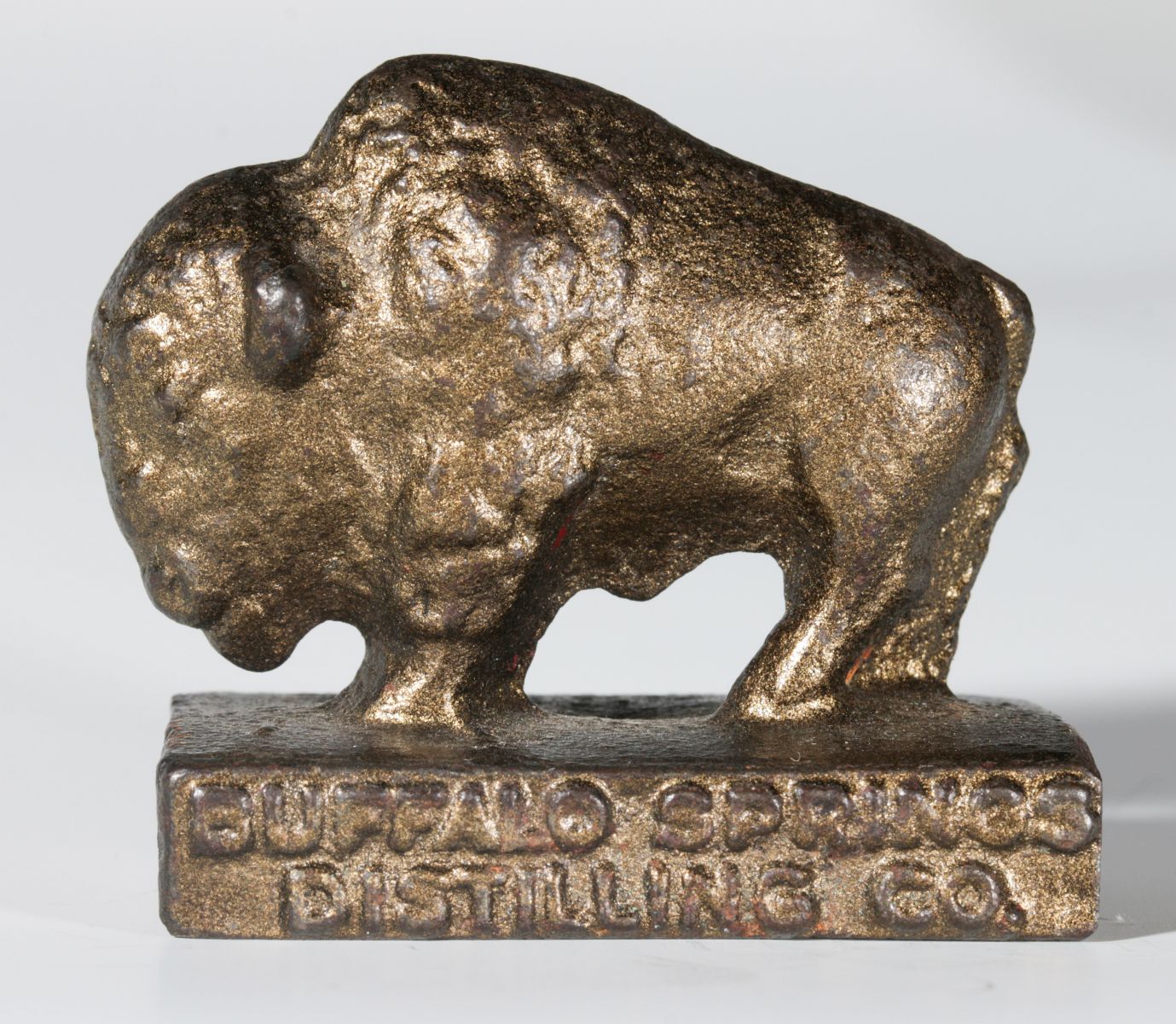 A PRE-PROHIBITION WHISKEY ADVERTISING PAPERWEIGHT