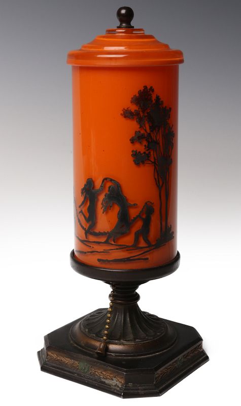 AN ART DECO DEVILBISS PERFUME LAMP