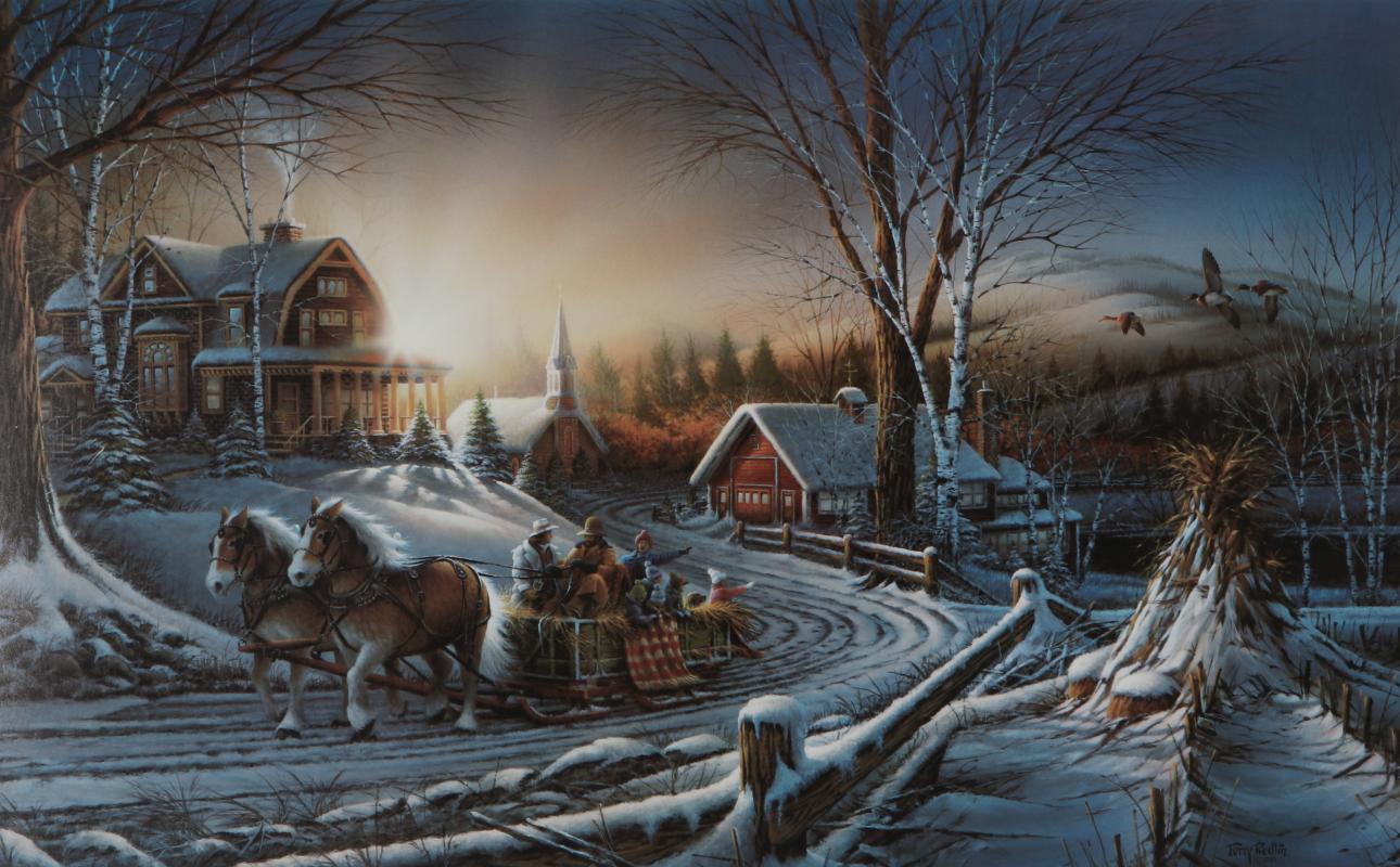 TERRY REDLIN 'PLEASURES OF W...' SIGNED & NUMBERED
