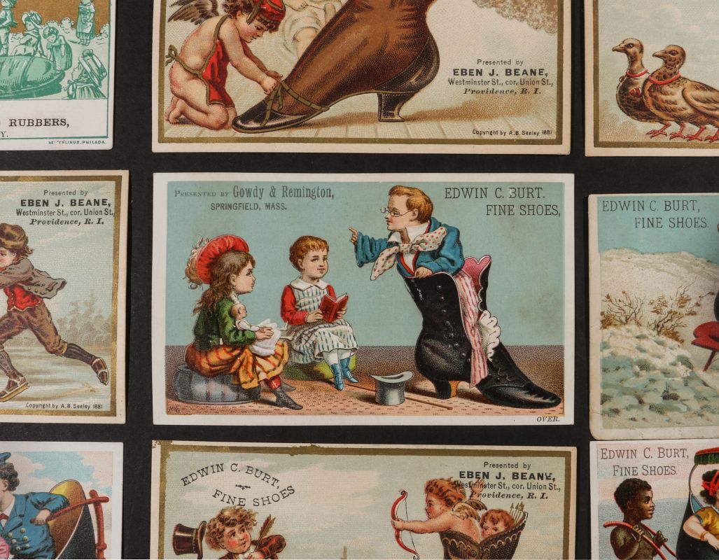 A COLLECTION OF 19TH CENT ADVERTISING TRADE CARDS
