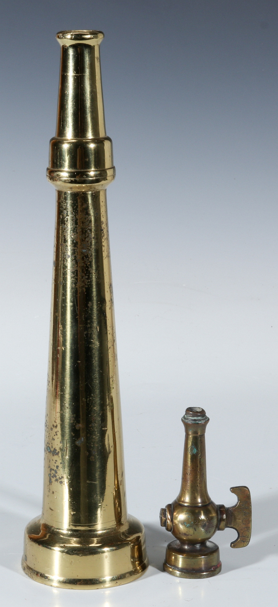A SOLID BRASS NOZZLE GUSTIN BACON MFG KANSAS CITY