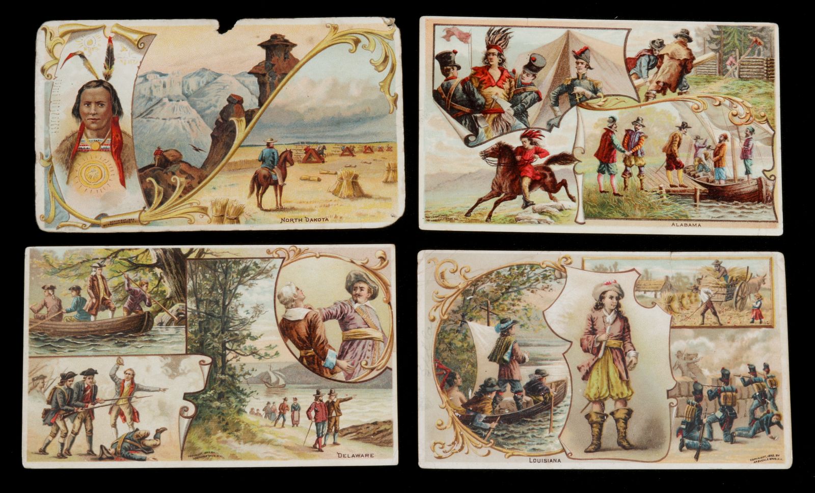 ARBUCKLE COFFEE U.S. PICTORIAL HISTORY TRADE CARDS