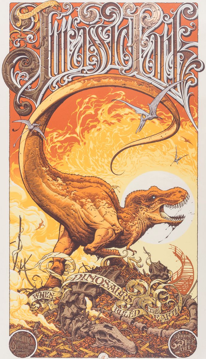 MONDO, 'JURASSIC PARK' ALAMO DRAFTHOUSE POSTER