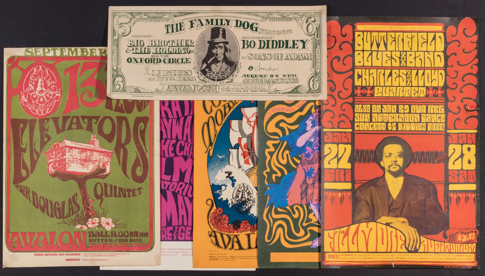 A COLLECTION OF 1960s PSYCHEDELIC CONCERT POSTERS