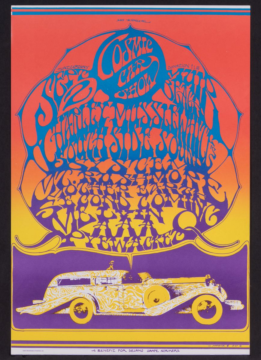 STANLEY MOUSE (B. 1940) PSYCHEDELIC CONCERT POSTER