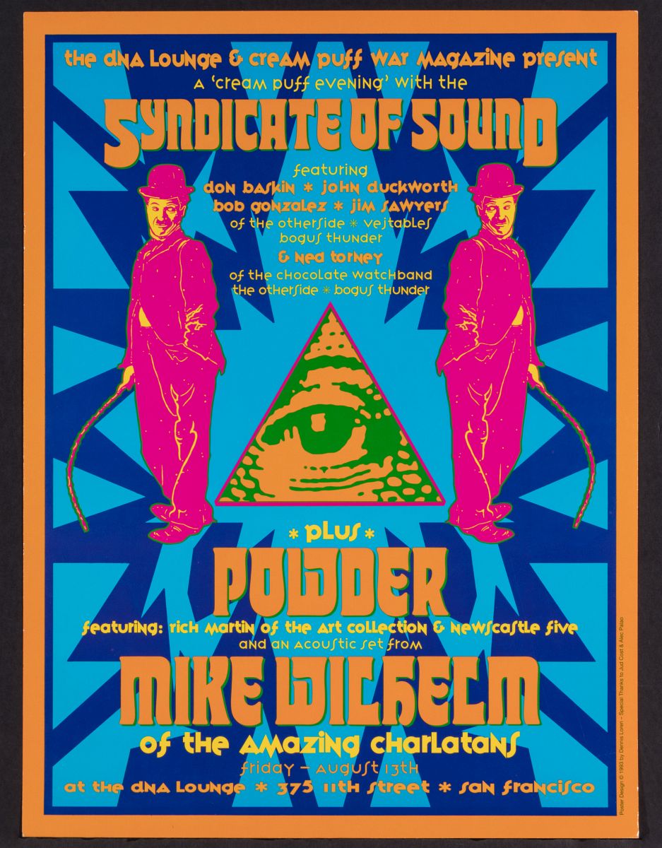 A SYNDICATE OF SOUND PSYCHEDELIC CONCERT POSTER