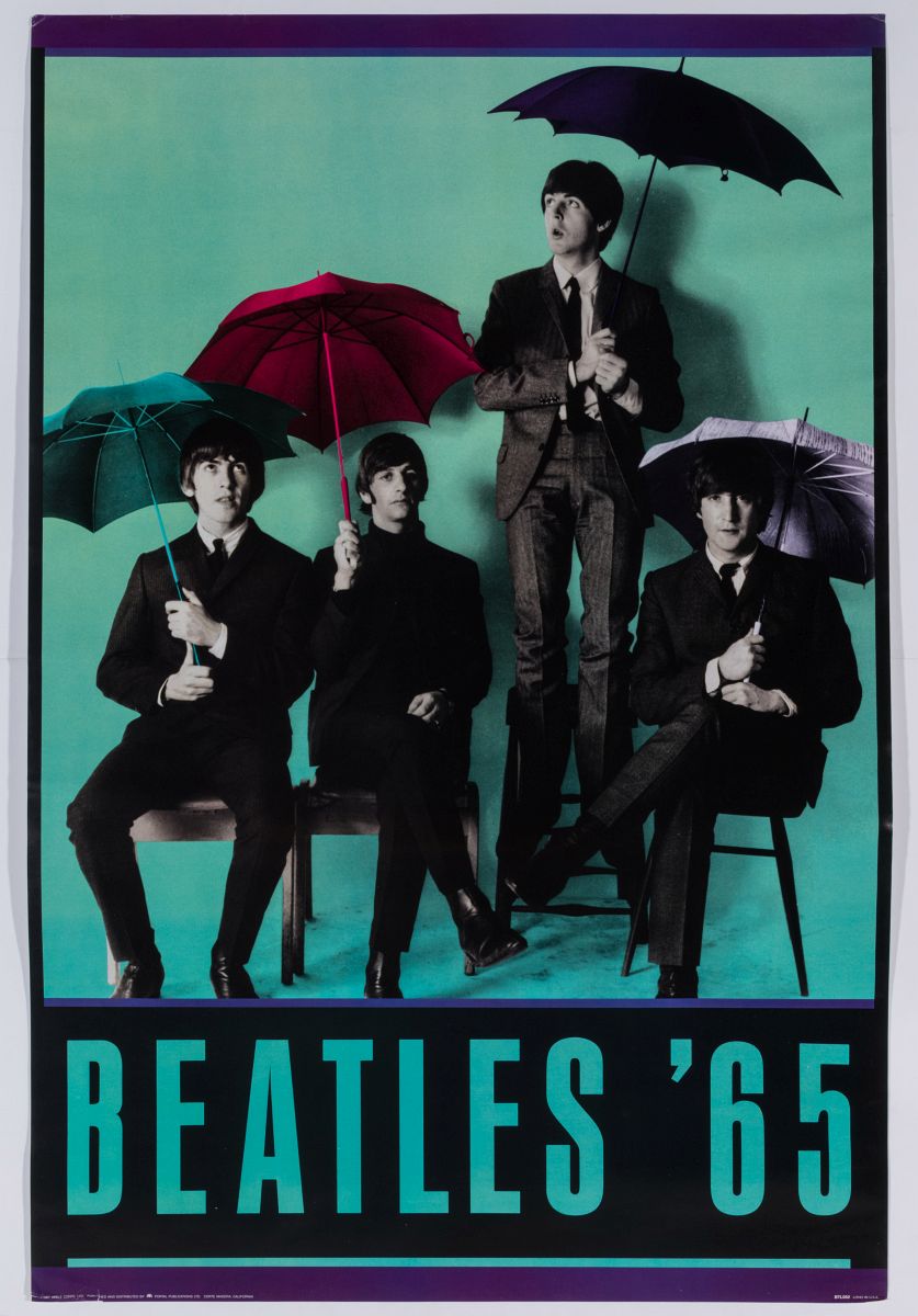 VINTAGE 'BEATLES '65' POSTER