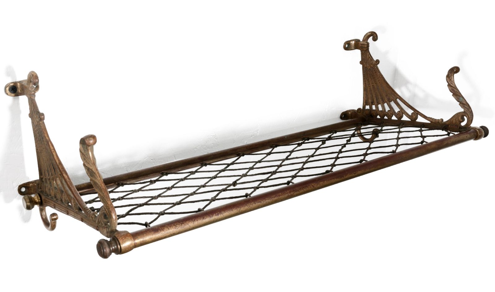 AN ADAMS & WESTLAKE RAILROAD BASKET RACK