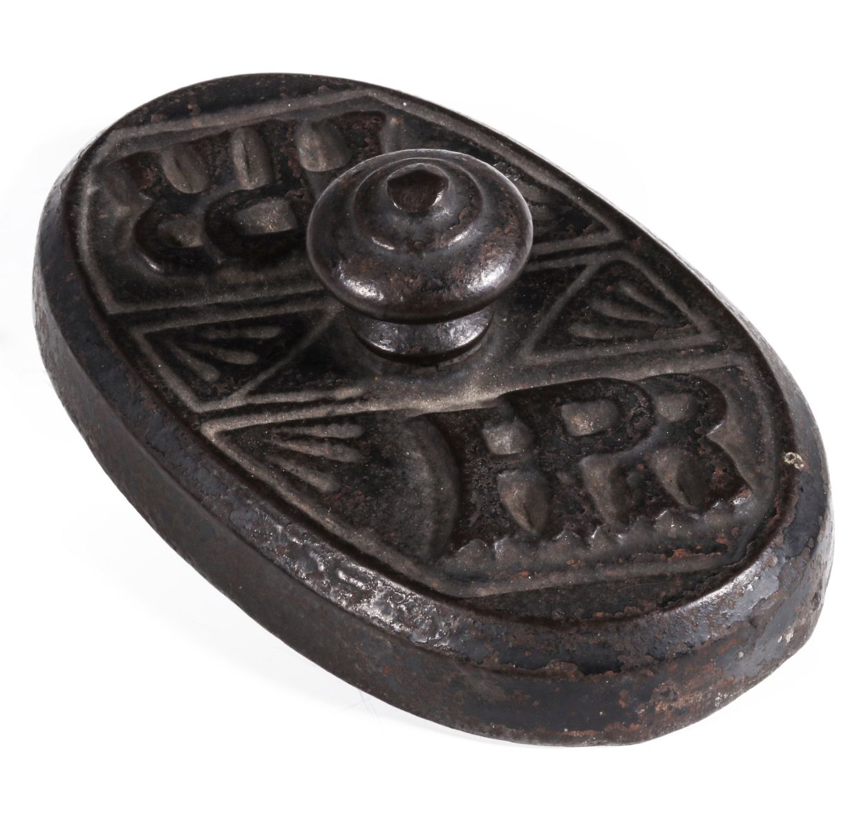 AN EARLY PENNSYLVANIA RR CAST IRON PAPERWEIGHT