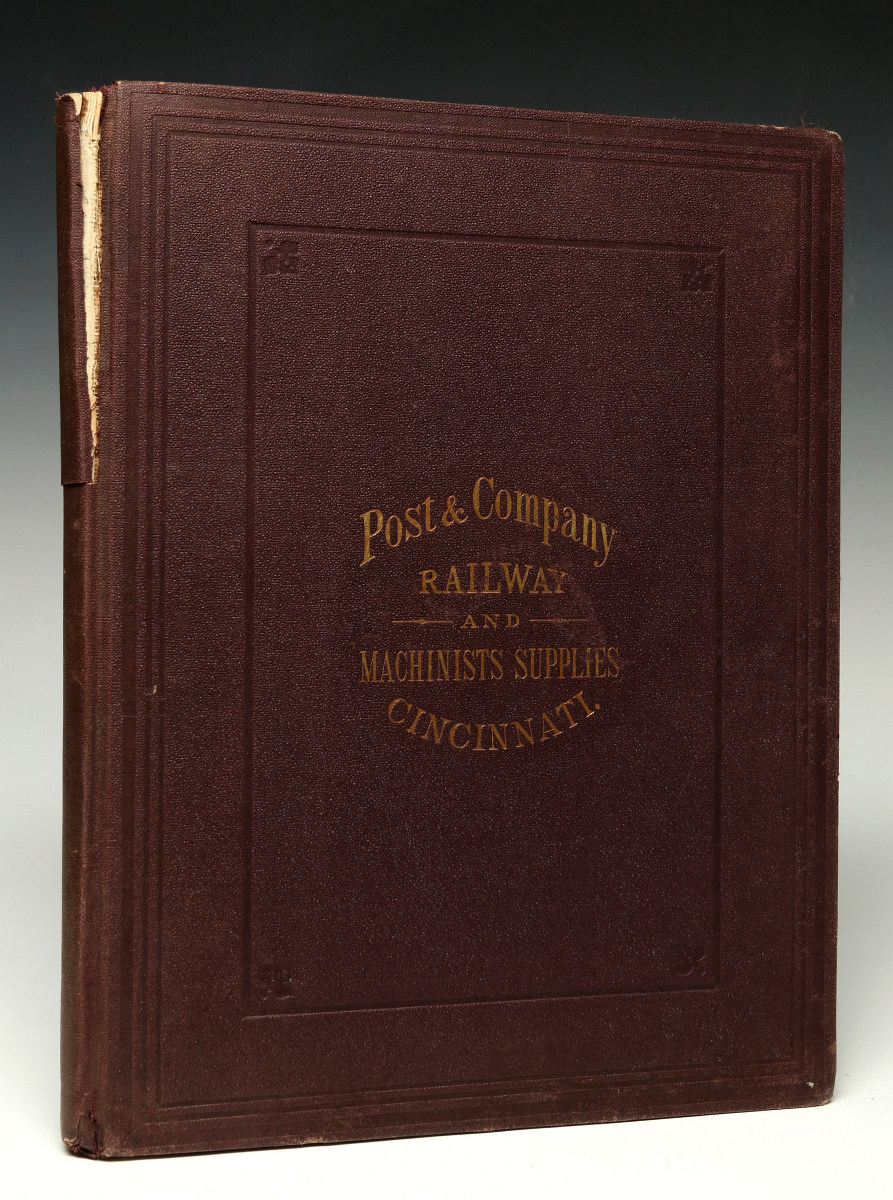 POST & COMPANY RAILROAD SUPPLY CATALOG, 1874