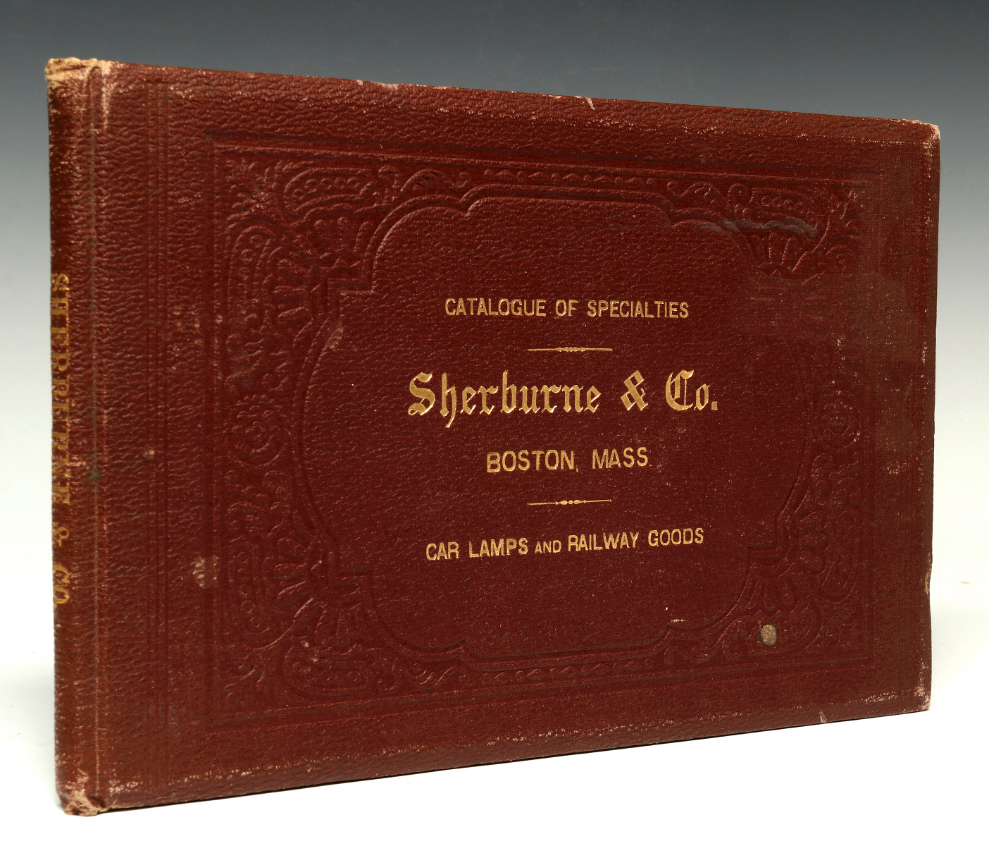 SHERBURNE & CO. CAR LAMPS & RAILWAY GOODS 1886