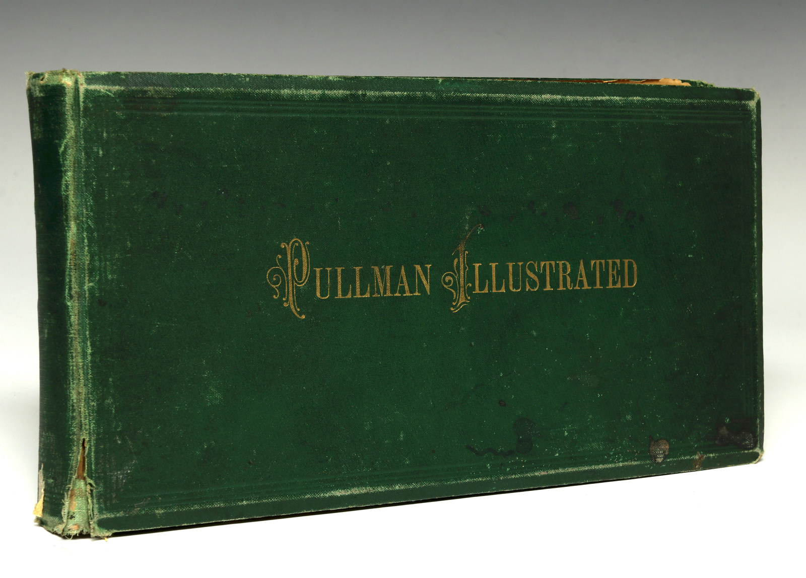 AN 1883 BOUND PHOTO BOOK 'PULLMAN ILLUSTRATED'