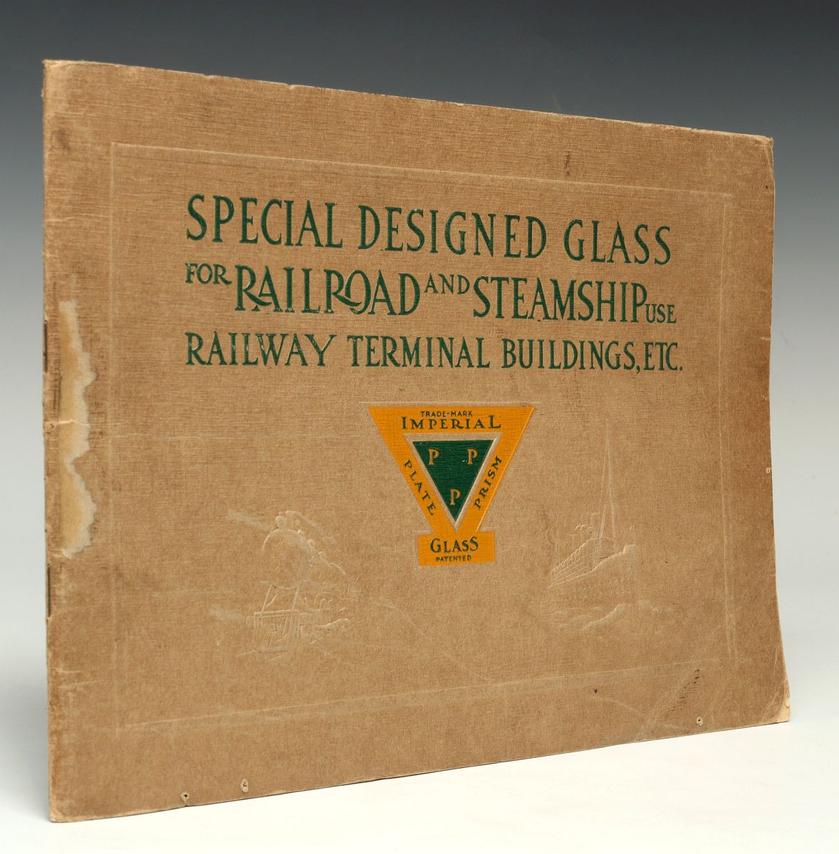 IMPERIAL RAILROAD & STEAMSHIP GLASS CATALOG, 1912