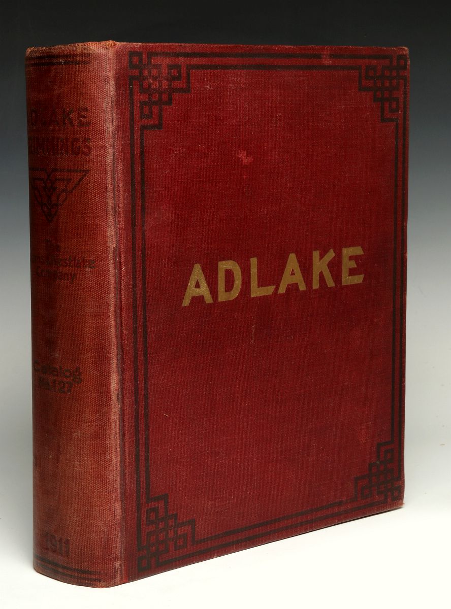 A 1911 ADLAKE RAILCAR TRIMMINGS CATALOG - 1421 PGS