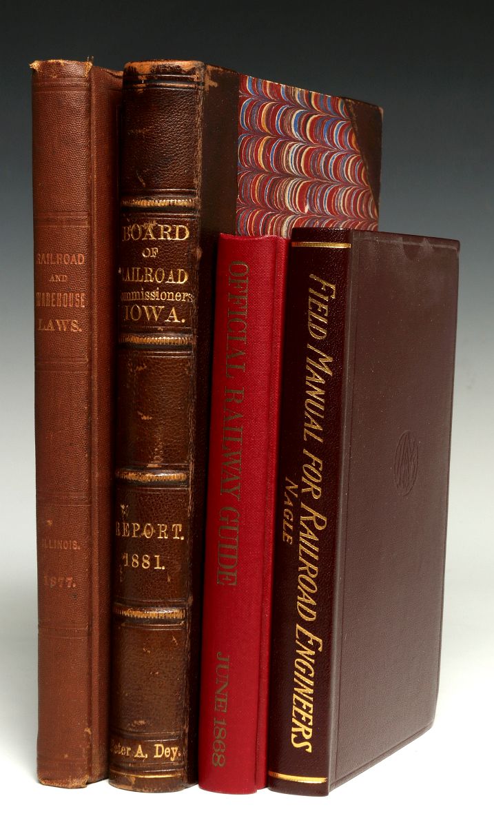 A COLLECTION OF 19TH CENTURY RAILROAD BOOKS