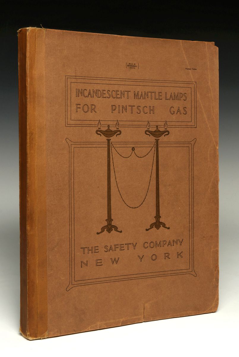 1911 SAFETY CAR PINTSCH GAS MANTLE LAMPS CATALOG
