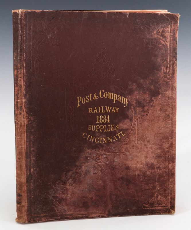 AN 1884 POST & COMPANY RR HARDWARE SUPPLY CATALOG