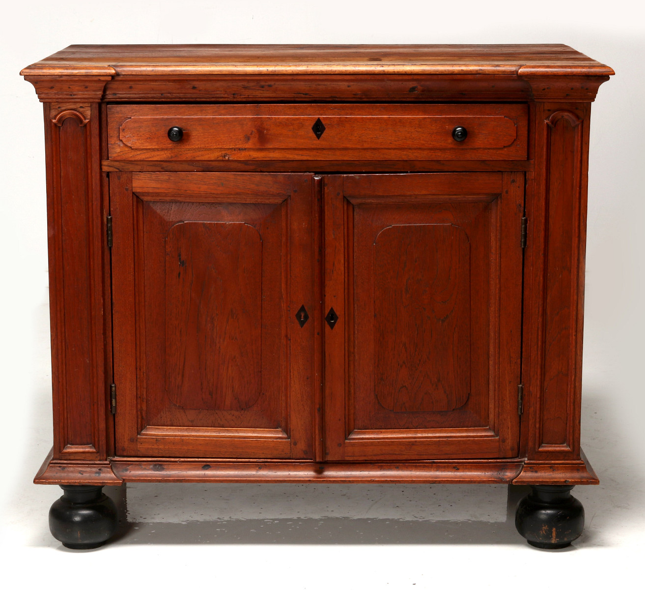 A DUTCH COLONIAL SIDE CABINET CHEST