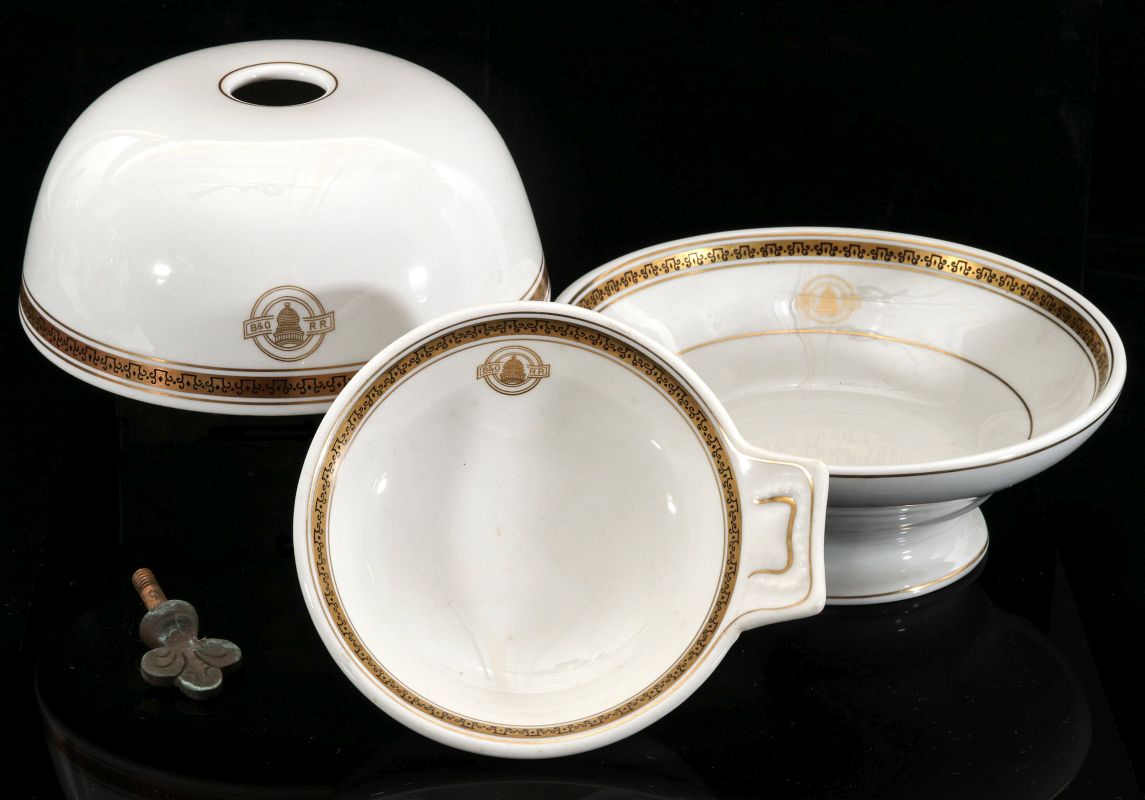 B&O RR CAPITOL PATTERN DINING CAR CHINA WITH LOGO