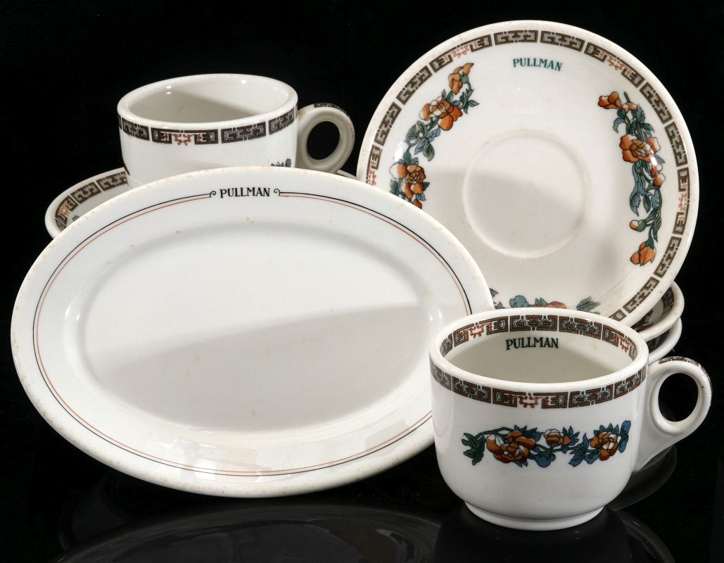 A COLLECTION OF PULLMAN RAILROAD CHINA