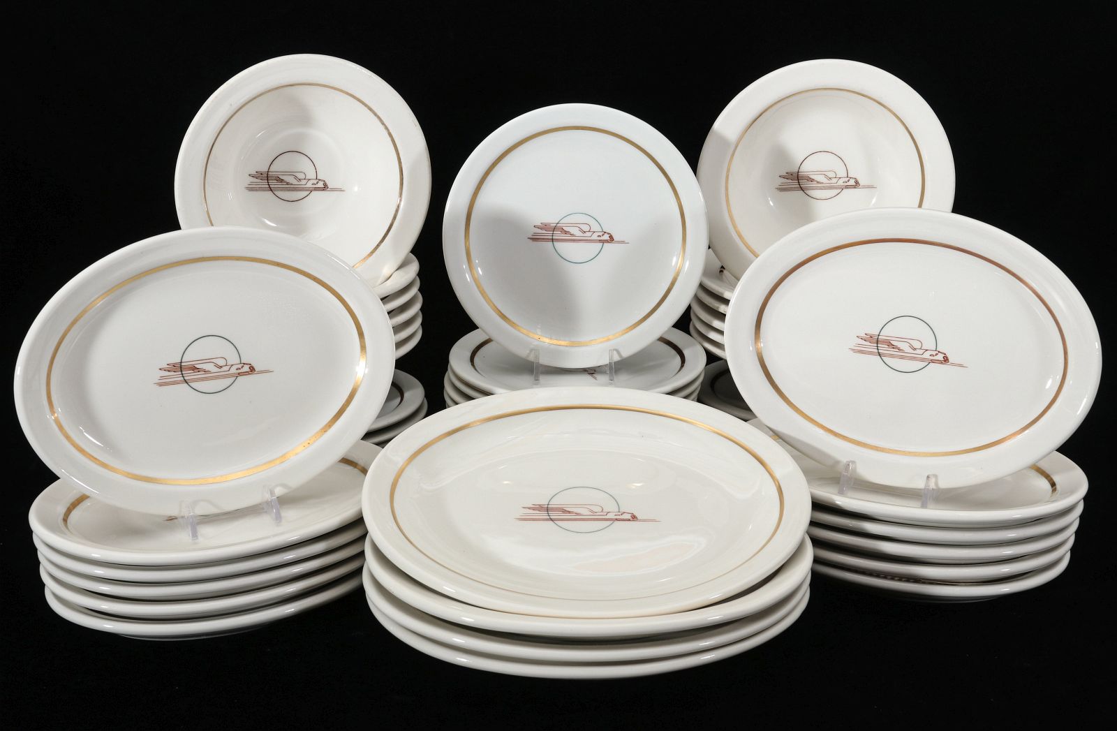 A 53 PC SET OF UNION PACIFIC RR STREAMLINER CHINA