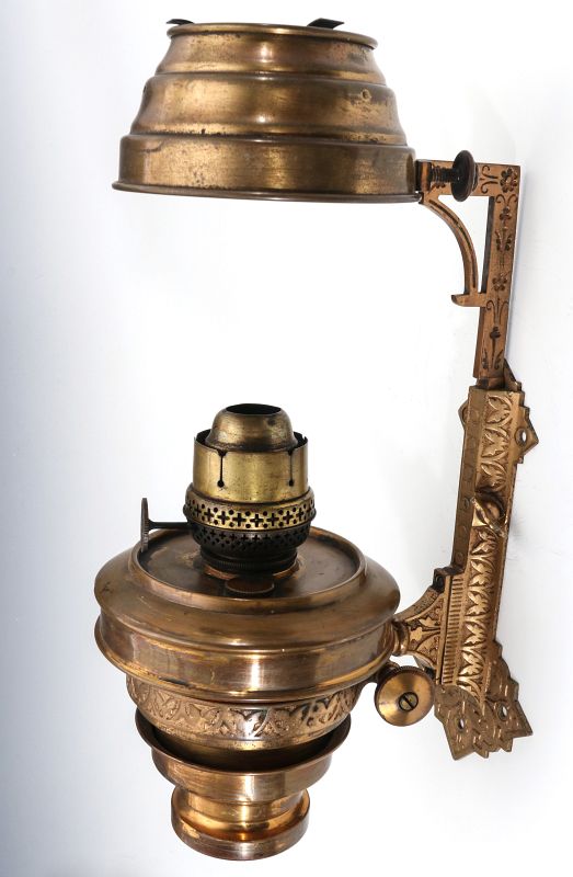 A 19TH C. ADLAKE RAILCAR SIDE LAMP NO. 308